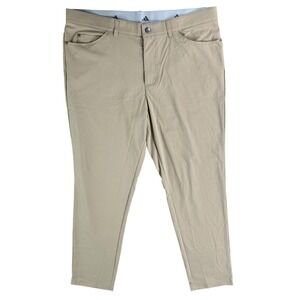 Adidas Golf Ultimate 365 5-Pocket Pants Mens 38x30 Brown Performance Stretch NEW